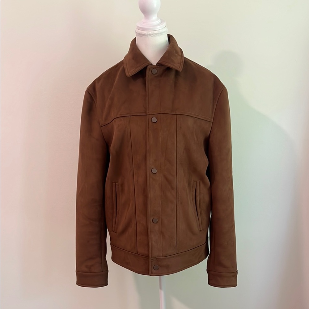 Men's Brown Suede Jacket